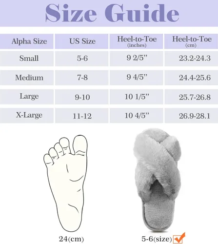 Vista 6 de Ankis - Pantuflas negras, grises y blancas para mujer, mullidas, afelpadas y cómodas con banda cruzada, espuma viscoelástica y punta abierta