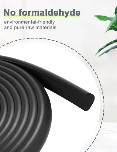 Vista 2 de Protector de esquina de espuma para bordes y esquinas, con parachoques de seguridad de espuma de 19 pies de longitud, protectores de esquina de mesa