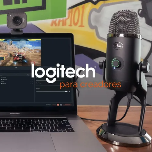 Vista 11 de Logitech Creators Blue Yeti - Micrófono USB para juegos, transmisión, podcast, YouTube, Discord, PC, sonido de estudio, Plug & Play, azul medianoche