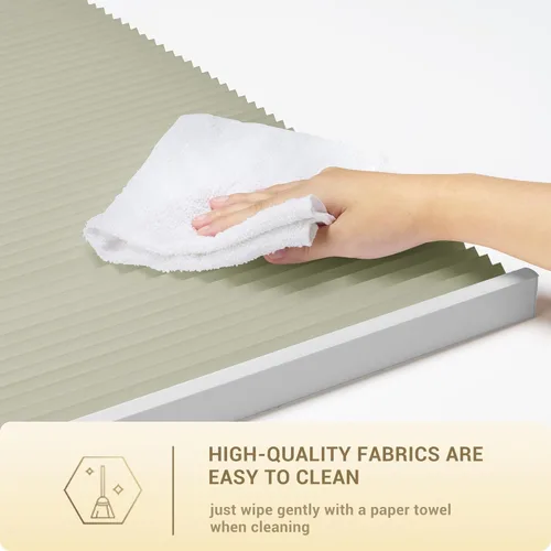 Vista 4 de Persianas sin herramientas sin taladrar para ventanas, persianas celulares modernas de arriba hacia arriba, persianas opacas inalámbricas de panal