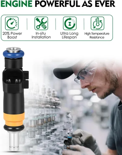 Vista 4 de Inyectores de combustible FJ732 5.7L se adapta a: RAM 1500, para: Dodge 5.7 Charger Durango Challenger, para: Jeep Grand Cherokee, 2009 2010 2011