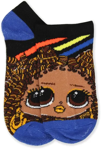 Vista 5 de L.O.L. Surprise! OMG - Juego de 6 calcetines para niñas pequeñas (M (6-8), rosa), Rosado