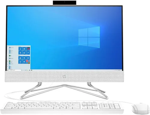 HP Computadora de escritorio todo en uno de 22 pulgadas, procesador AMD Athlon Silver 3050U, 4 GB de RAM, SSD de 256 GB, Windows 10 Home (22-dd0010,
