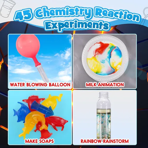 Vista 4 de Science Experiments Kits for Kids Toys FunforFun! 120+ Lab Experiments Educational Scientific Learning STEM Toy for 6 7 8 9 10 12 Year Old Boys Kid