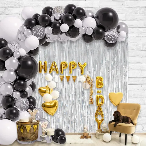 Vista 3 de 3 cortinas de papel de aluminio de 3.3 x 6.6 pies, cortinas de flecos de oropel metálico plateado, para discoteca, fiesta de cumpleaños, boda