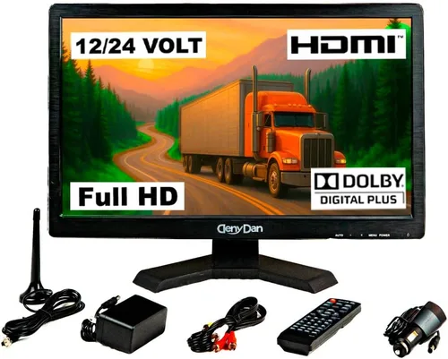 TV de viaje de 22 pulgadas: tu mejor concentrador de entretenimiento portátil, impresionante pantalla de 1080p, entradas HDMI/USB, alimentación de