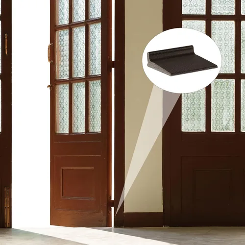 Vista 5 de Pangda 50 sellos para esquina de puerta, en forma de L, autoadhesivos, para reducción de ruido, interior y exterior, ahorro de energía