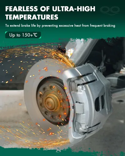 Vista 7 de SCITOO 18-B4791 18-B4790 Pinzas de freno de disco delanteras izquierda y derecha con soporte para Ford para Excursion 2000-2005, para Ford