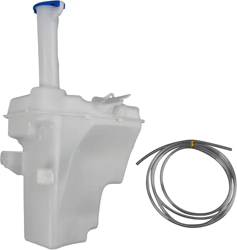 Vista 79 de TRQ Conjunto de depósito del limpiaparabrisas con bomba de lavado compatible con modelos Toyota Camry construidos en Japón 2007-2011, primer dígito