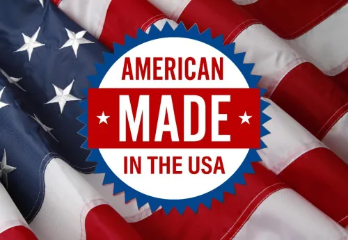 Vista 4 de Serpentinas de papel crepé rojo y dorado amarillo (2 rollos de cada color) Fabricadas en Estados Unidos