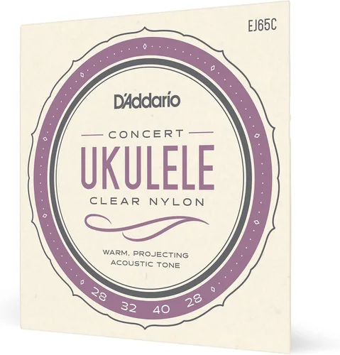 Vista 15 de D'Addario Cuerdas de ukelele soprano/concierto, fluorocarbono, EJ99SC, juego de 4 cuerdas, paquete de 1