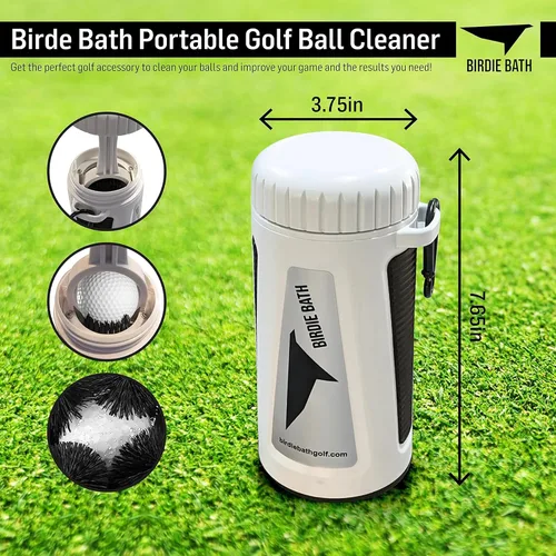 Vista 10 de Birdie Bath Portable Golf Ball Cleaner - Ultimate Personal Golf Ball Washer