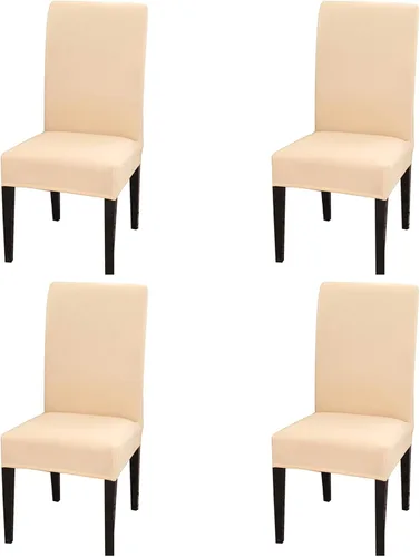 Vista 56 de Dimatic - Juego de 2 fundas protectoras para sillas de comedor, de elastano elástico, extraíbles y lavables, fundas para sillas de comedor, cocina