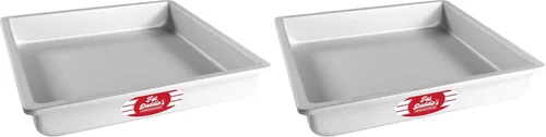Vista 6 de Fat Daddio's PSQ-442 - Molde cuadrado de aluminio anodizado para tartas, 4 x 2 pulgadas