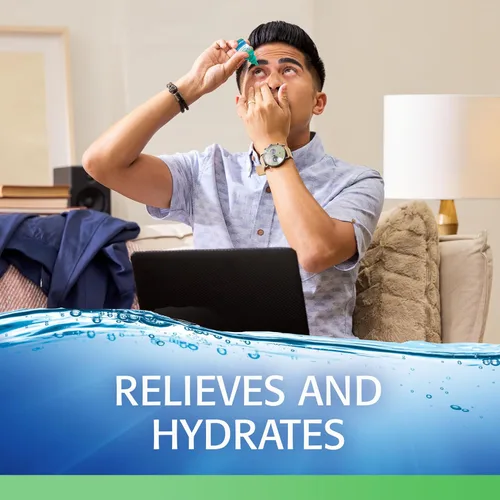 Vista 7 de Gotas lubricantes oculares Refresh Tears para ojos secos, 0.5 fl oz estériles