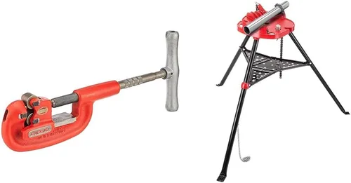 Vista 5 de Cortador de caño resistente Modelo 2-A, cortador de caños de acero de entre 1/8 pulgadas hasta 2 pulgadas RIDGID 32820