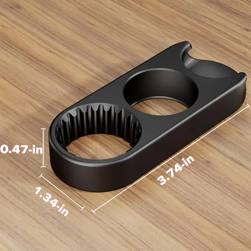 Vista 6 de AJXX Abrebotellas multifunción 3 en 1, palanca y sella para botellas de vidrio con tapas de metal, acero inoxidable resistente, resistente a