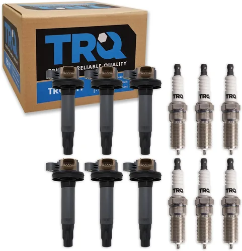 Vista 114 de TRQ Kit de bobina de encendido y bujía Iridium 12 piezas compatible con Ford Explorer 2020-2021 Police Interceptor Utility Lincoln Aviator con V6