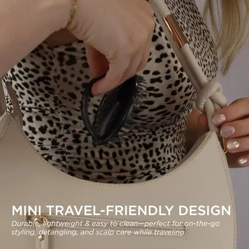 Vista 6 de Denman Cepillo desenredante para cabello rizado y masajeador de cuero cabelludo D6 - Cepillo alisador de cabello