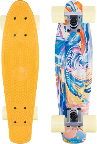 Vista 12 de KMX Retro Mini Cruiser Skateboard 22" and 27" for Boys Girls Adults negro (Black Classic)