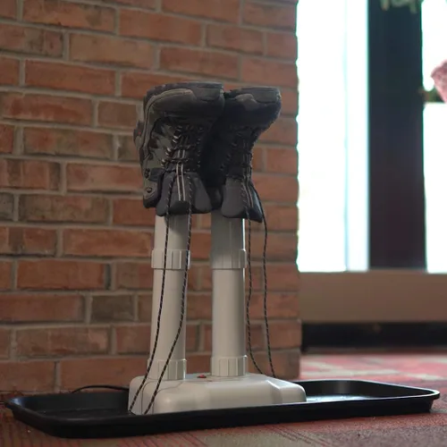 Vista 4 de JobSite - Bandeja de botas resistente, multiusos para zapatos, mascotas, jardín, 15 x 28 pulgadas, 2 bandejas