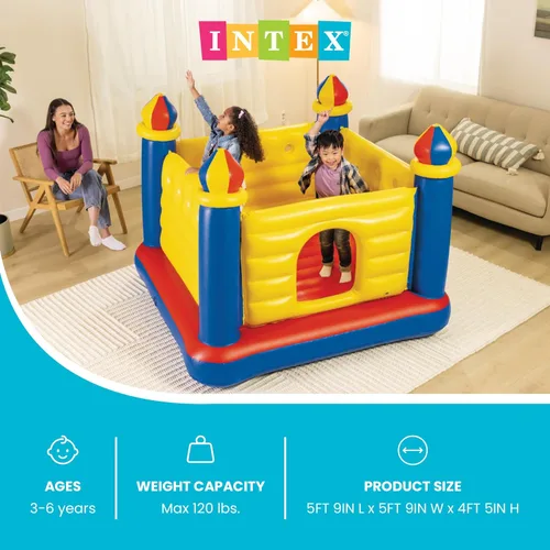 Vista 2 de Castillo inflable saltarín Intex Jump o Lene para edades de 3-6 años