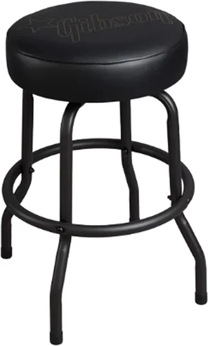 Gibson Taburete de juego premium con logotipo de estrella, corto