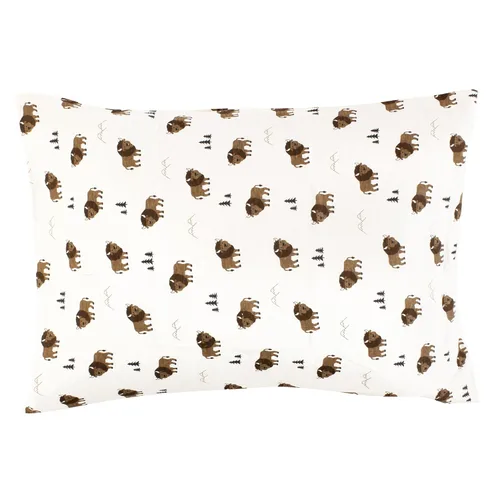 Vista 15 de Hudson Baby Funda de almohada unisex de algodón para bebé, Animal Adventure, talla única