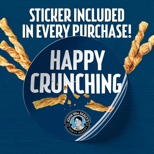 Vista 8 de John Wm. Macy - Galletas Crujientes de Queso Asiago y Cheddar - Hechas a Mano, Sin OGM, y Nada Artificial - Hechas con Queso Real - Cajas de 4.5 oz.