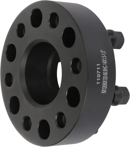 Vista 4 de 4 espaciadores de rueda de 6 x 120 pulgadas, adaptadores de rueda concentrados de 1.5 pulgadas, 2.634 in, para espaciadores de coche de aluminio