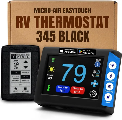 MICRO-AIR EasyTouch - Termostato digital de repuesto para autocaravana, programable y confiable, habilitado para WiFi y Bluetooth, termostato de