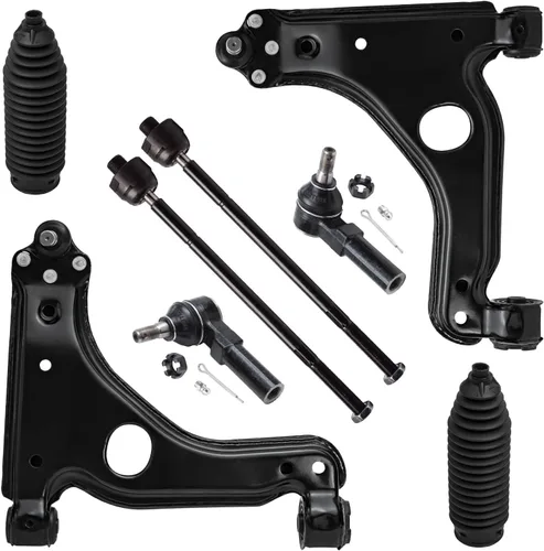Vista 61 de Detroit Axle - Kit de brazos de control delanteros de 8 piezas para Toyota Sienna 2004-2010, 2 brazos de control inferiores con rótulas, 4 barras