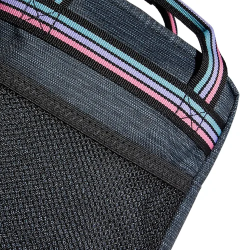 Vista 5 de adidas Squad - Bolsa de almuerzo aislada dos tonos color negroglobo de nieve talla única