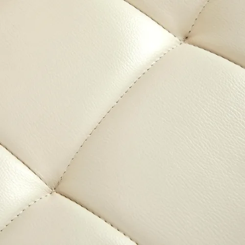 Vista 95 de Yaheetech - 4 taburetes de bar ajustables para mostrador de cocina, taburetes de bar/mostrador, silla de comedor giratoria hidráulica de piel Marrón