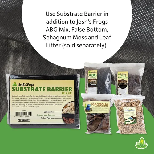 Vista 5 de Josh's Frogs Barrera de sustrato de terrario (24"x18")