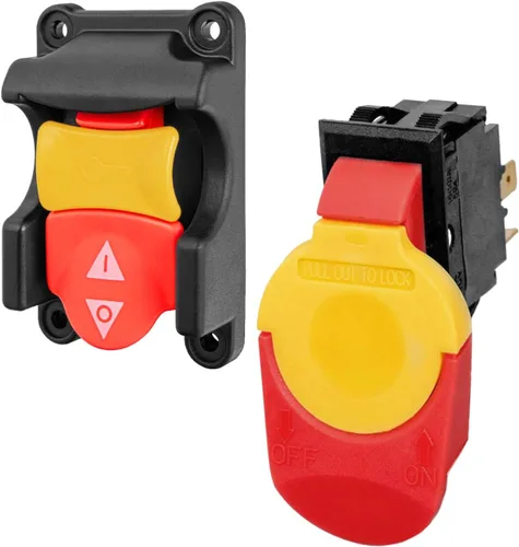 Vista 9 de POWERTEC Interruptor de palanca de seguridad de encendido y apagado de 120 V/230 V, 16 amperios, para herramientas eléctricas, se adapta a sierra