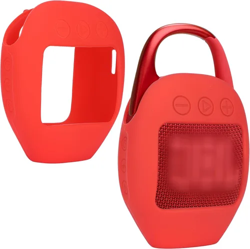 Vista 12 de Funda rígida compatible con altavoz portátil JBL Clip 5 Clip 4 (funda negra)