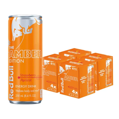 Vista 23 de Red Bull - Bebida energética, edición de coco, 8.4 onzas líquidas, paquete de 4, 33.6 onzas líquidas