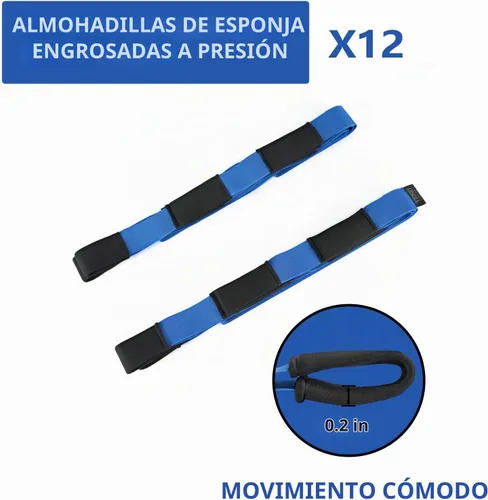 Vista 3 de Ytonet Correas de Mudanza, Sistema de Elevación y Movimiento para 2 Personas con 12 Cómodas Almohadillas de Esponja Engrosadas, Correas de Carga