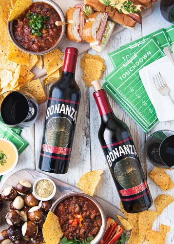 Vista 2 de Bonanza Cabernet Sauvignon, Vino Tinto, Botella de 750 mL