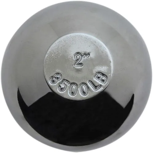 Vista 3 de Quick Products QP-HB3007 bocha de remolque cromada de 2 pulgadas - 3/4 de pulgada de diámetro x 2 pulgadas de largo de pierna, resistente hasta