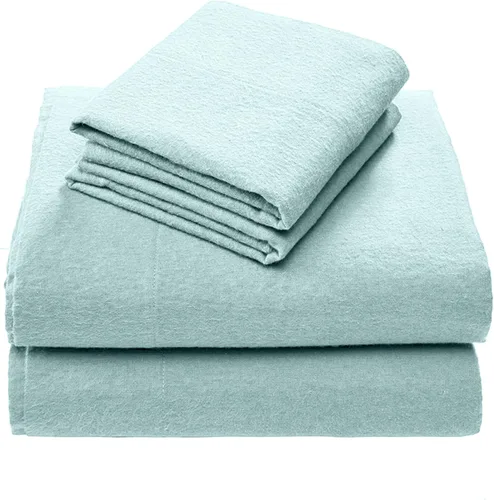 Vista 27 de Comfort Spaces - Juego de cama de franela de algodón cálido y transpirable con sábanas de bolsillo profundo y fundas de almohada, tamaño King, gris