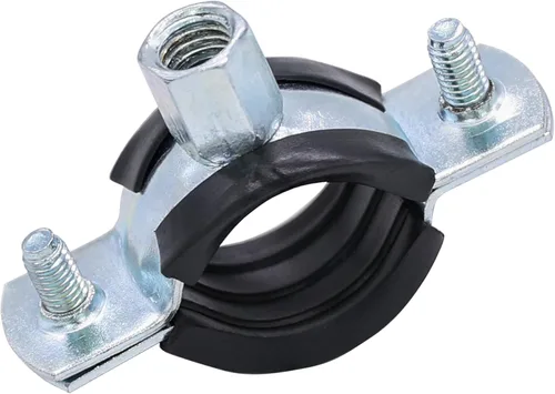 Vista 4 de 10 piezas de soporte de tubo de anillo dividido, resistente, ajustable, abrazadera de montaje en pared, soporte de tubería de montaje en techo