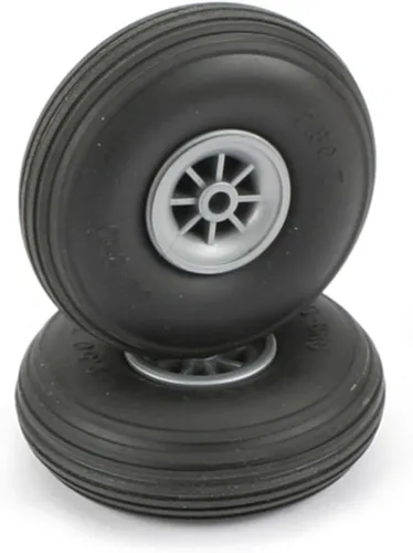 Vista 4 de Du-Bro 175T Rueda de superficie pisada de 1-3/4" de diámetro (paquete de 2)