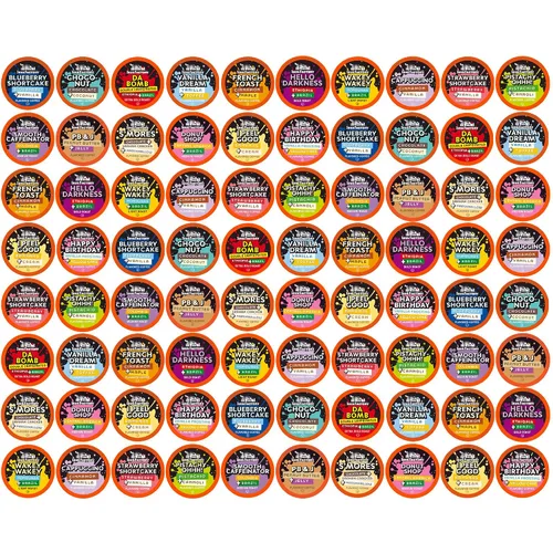 Vista 33 de Java Factory Cápsulas de café con sabor a vainilla compatible con cafeteras K Cup incluyendo 2.0, Vanilla Dream, 40