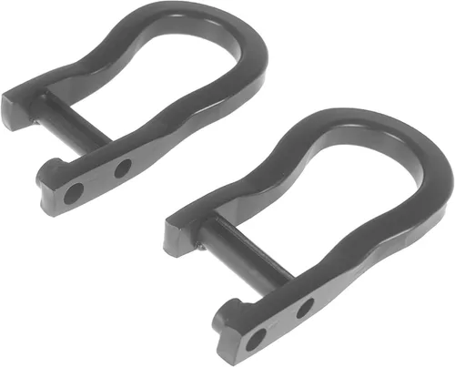 Vista 2 de munirater 2 ganchos de remolque negros de repuesto para Sierra 1500 2016-2018 y Silverado 1500 84072463 2014-2018