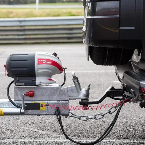 Vista 6 de Cable de remolque de separación Performore - Cables de seguridad enrollados de alambre de acero resistente para remolque de RV - Resorte de acero