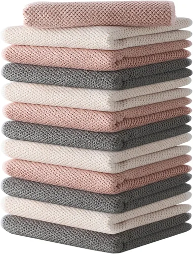 Paquete de 12 toallas de barista, paños de microfibra para barista, accesorios de limpieza de café para máquina de espresso, varita de vapor,