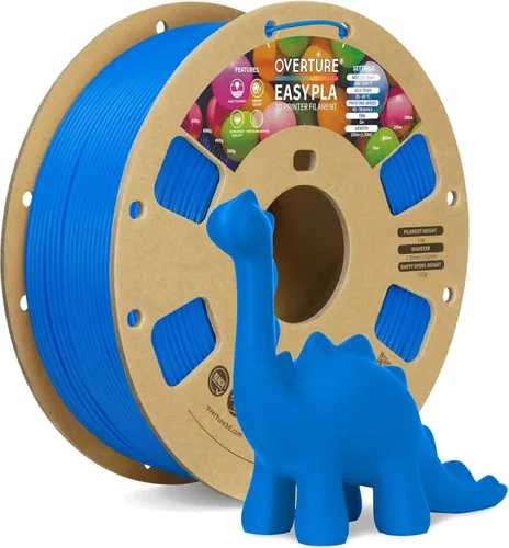 Vista 31 de OVERTURE - Filamento de ácido poliláctico (Easy PLA) para impresora 3D de 1.75 mm, bobina de cartón de 2.2 libras, precisión dimensional +/- 0.02