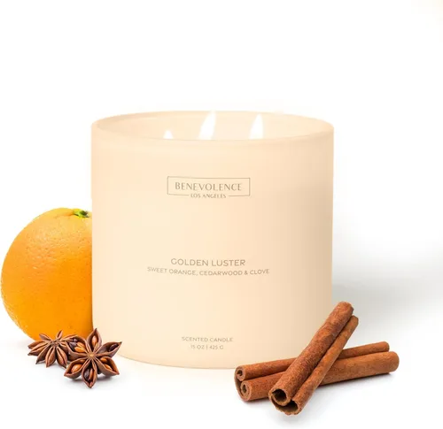 Vista 9 de Vela perfumada de bergamota y jazmín 11 onzas, 60 horas de combustión Cera de soja natural, mecha de algodón Velas perfumadas de soja